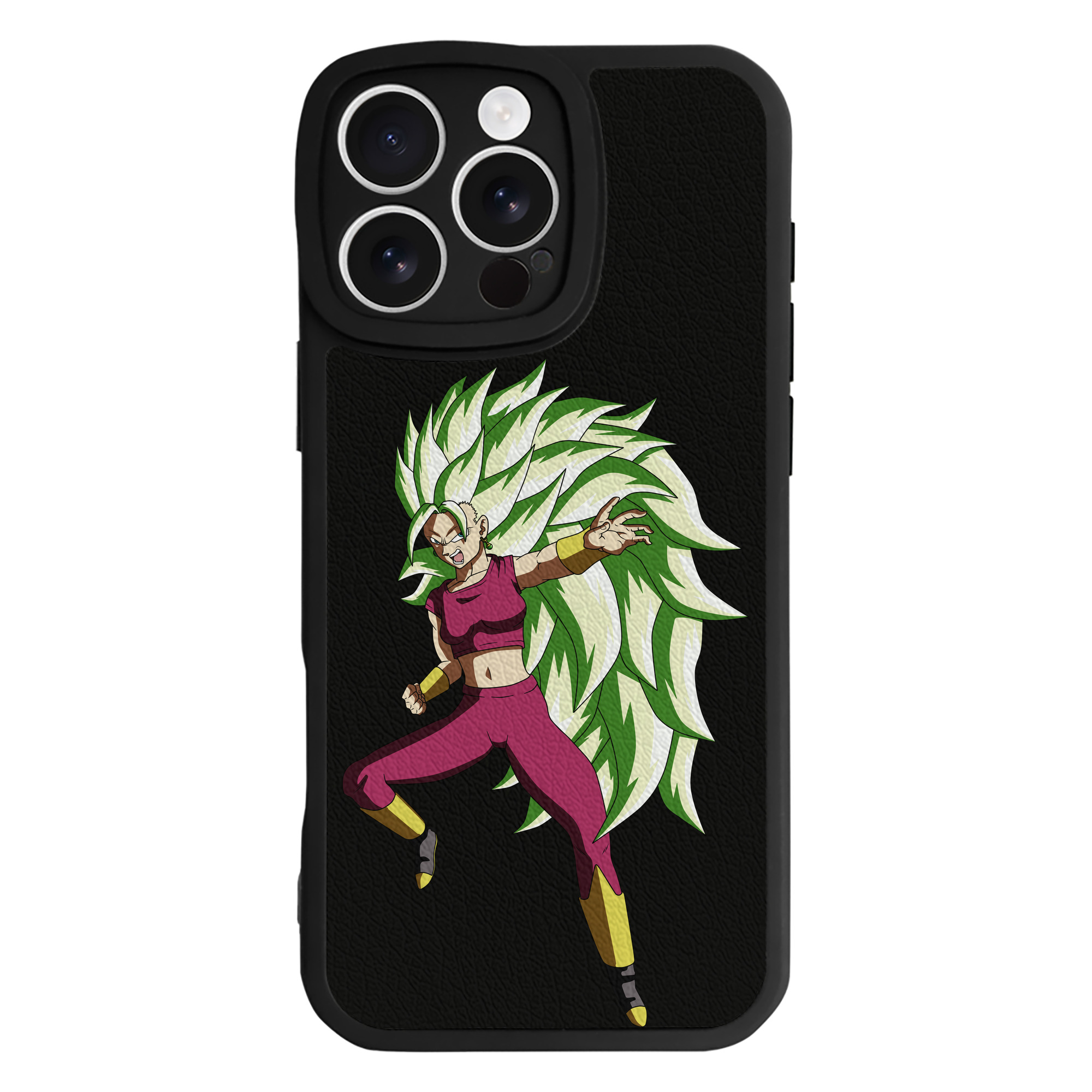 （画像用） ドラゴンボール DRAGON BALL 【iPhone 16シリーズ対応】シリコンスマホケース（レザー調） 材質：シリコン
